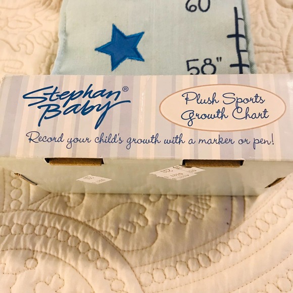 Stephan Baby Plush Sports Growth Chart - Baseball Mitt NWT - Picture 11 of 11